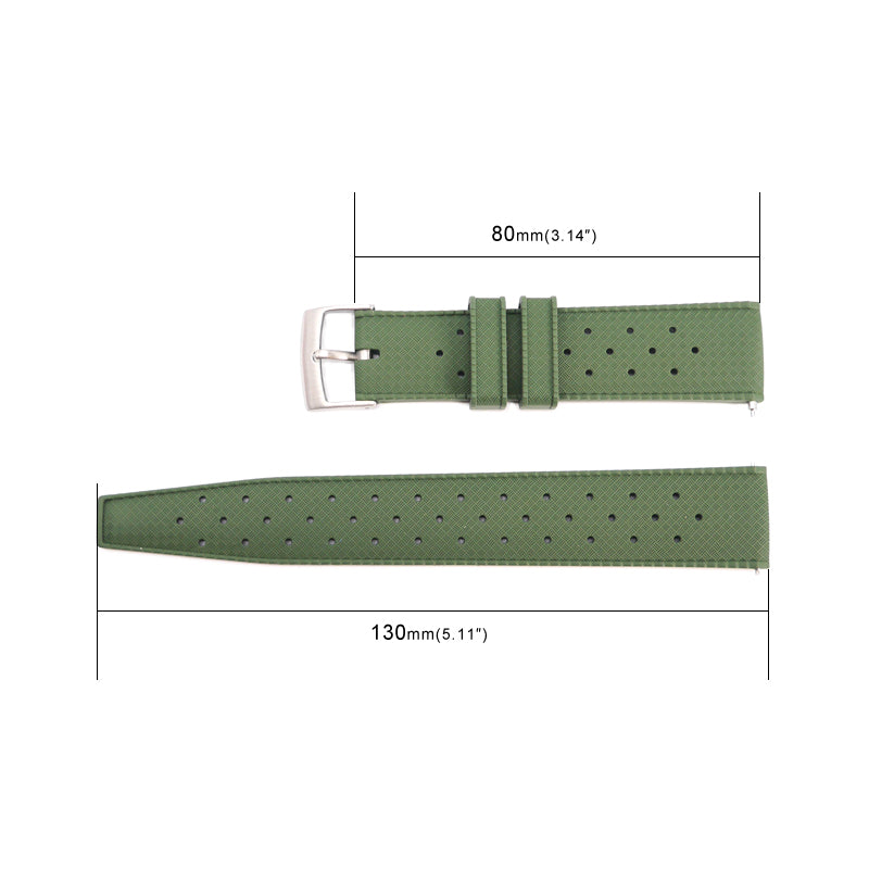 Tropic-type FKM Rubber Strap