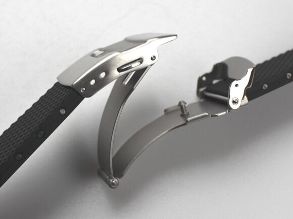 Bonetto Cinturini - 300D Deployment Buckle Rubber Straps