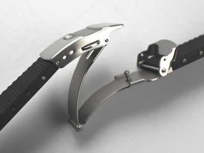 Bonetto Cinturini - 300D Deployment Buckle Rubber Straps