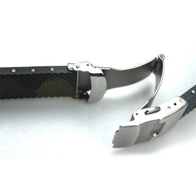 Bonetto Cinturini Camouflage Rubber Watch Strap 300D Deployment