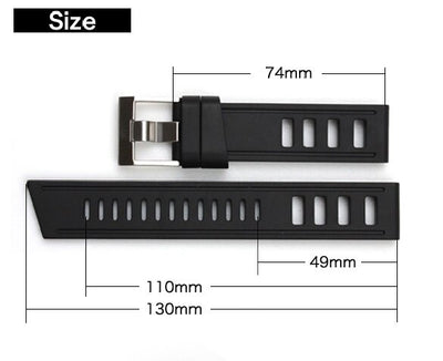 ISOFRANE Dive Rubber Strap w/ RS Buckle