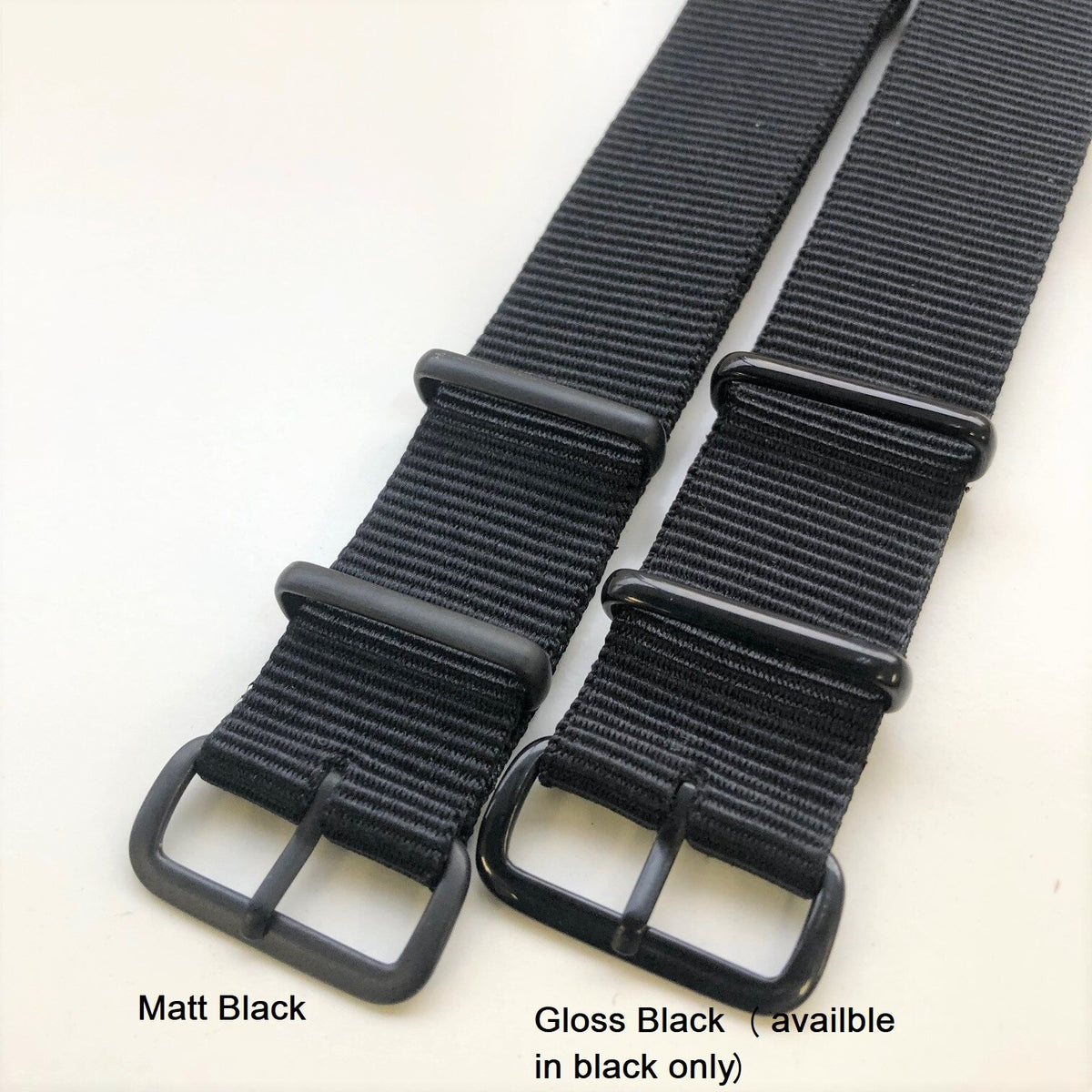 NATO Type Strap -Black Series