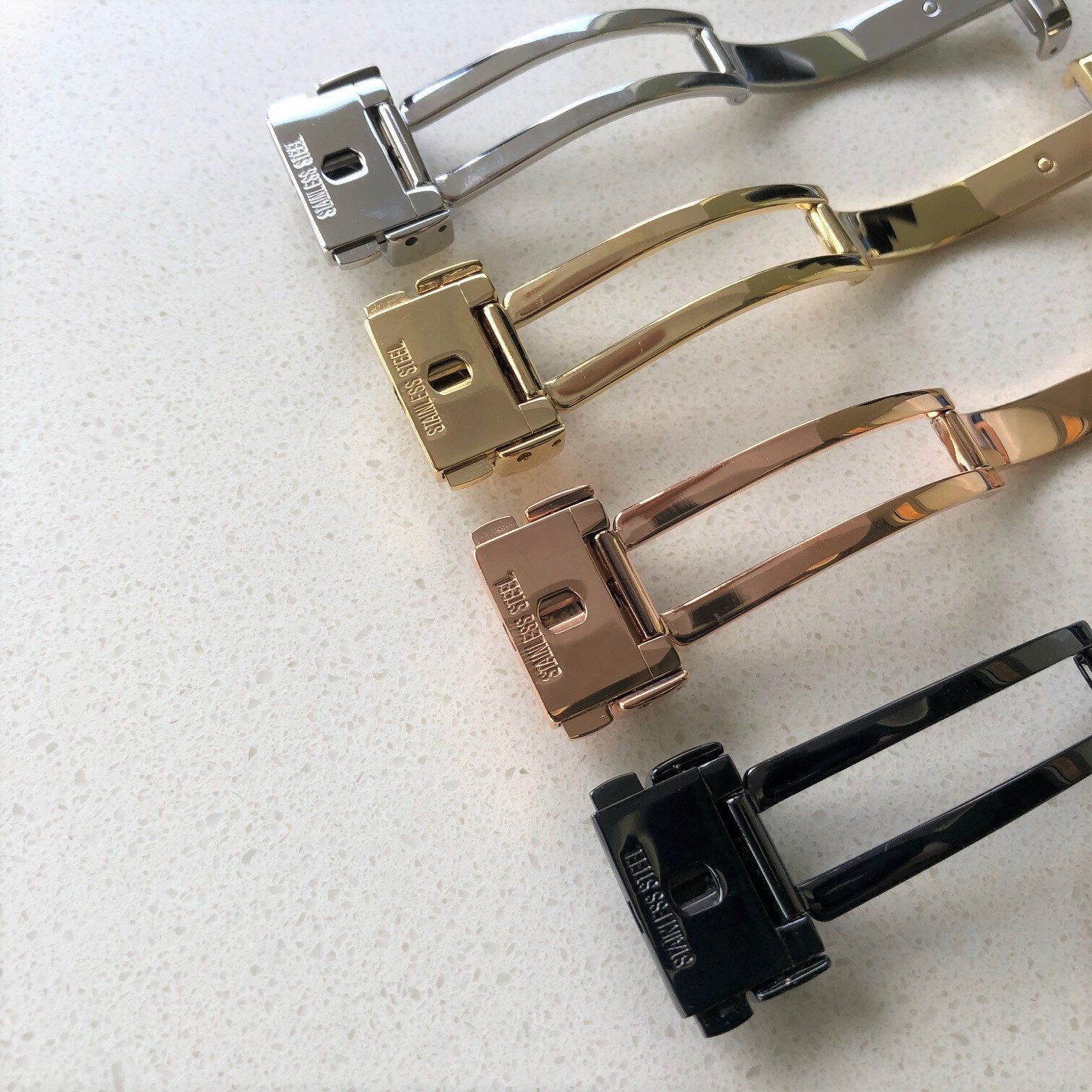 Single Folding Buckle with Push Release