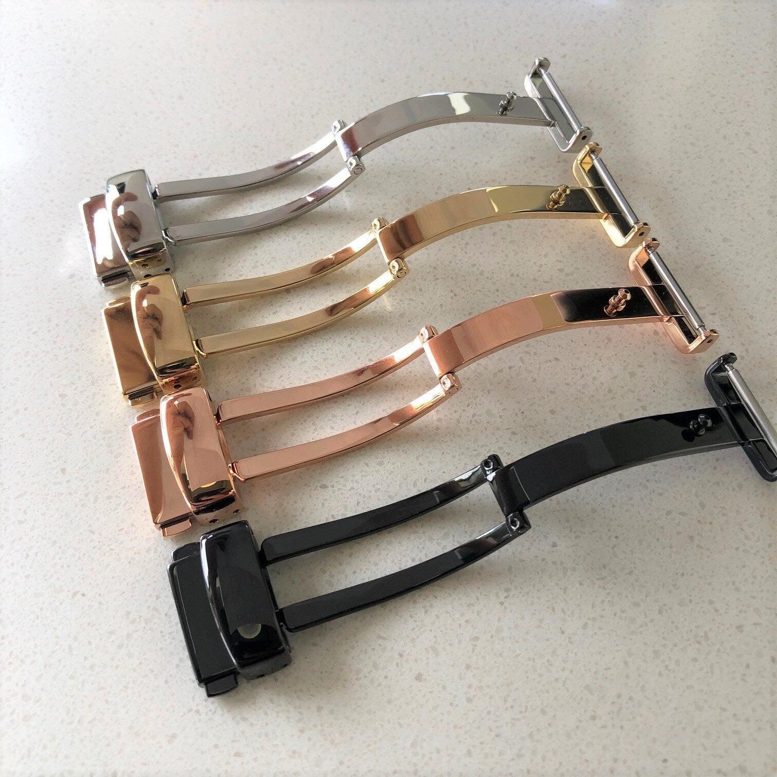 Single Folding Buckle with Push Release