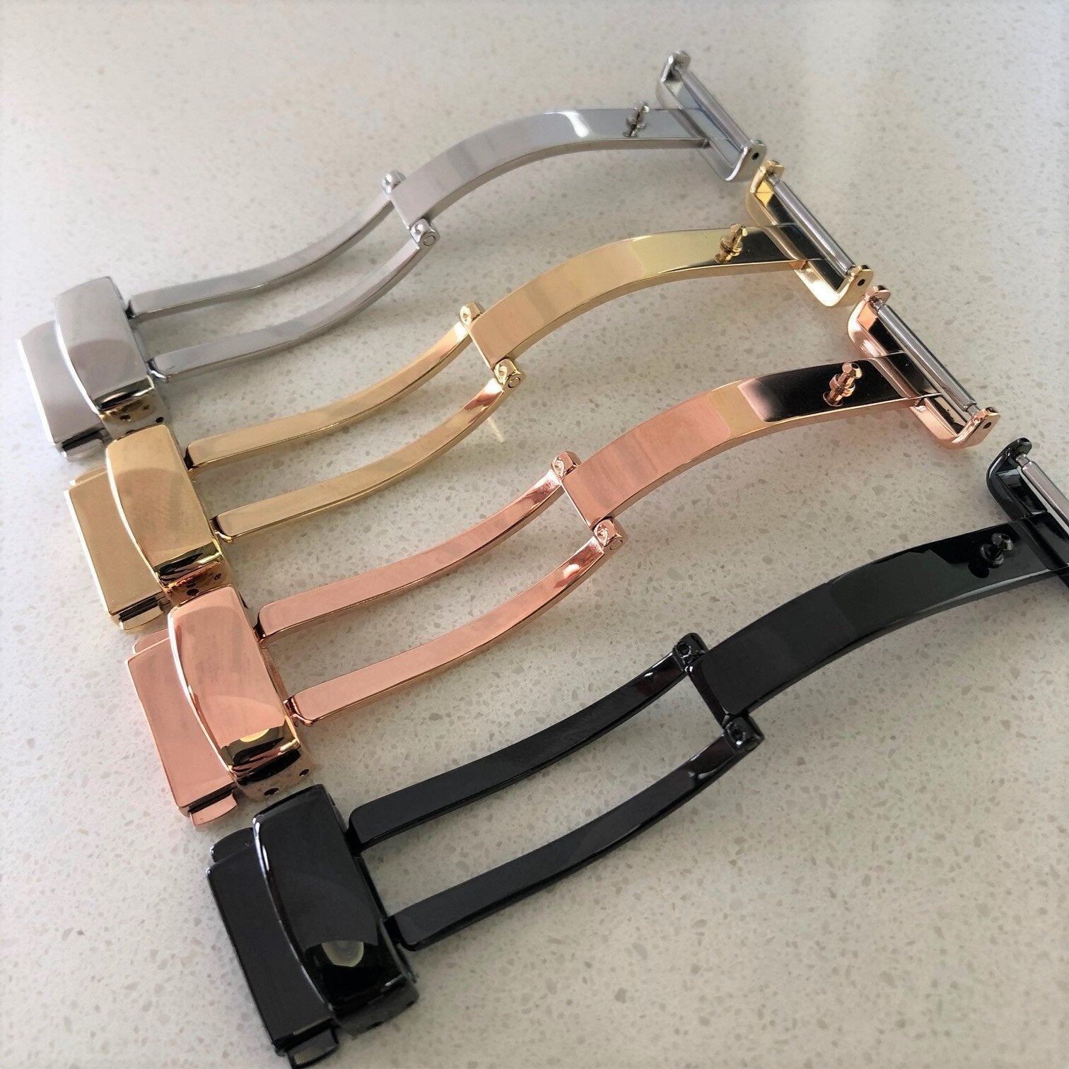 Single Folding Buckle with Push Release