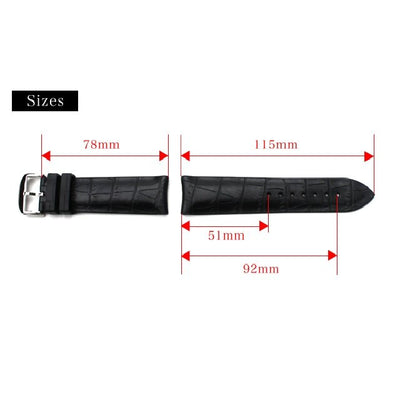 BIWI Alligator Skan Rubber Strap