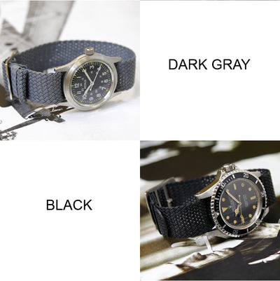 Perlon Strap w/ 316L stainless steel buckle